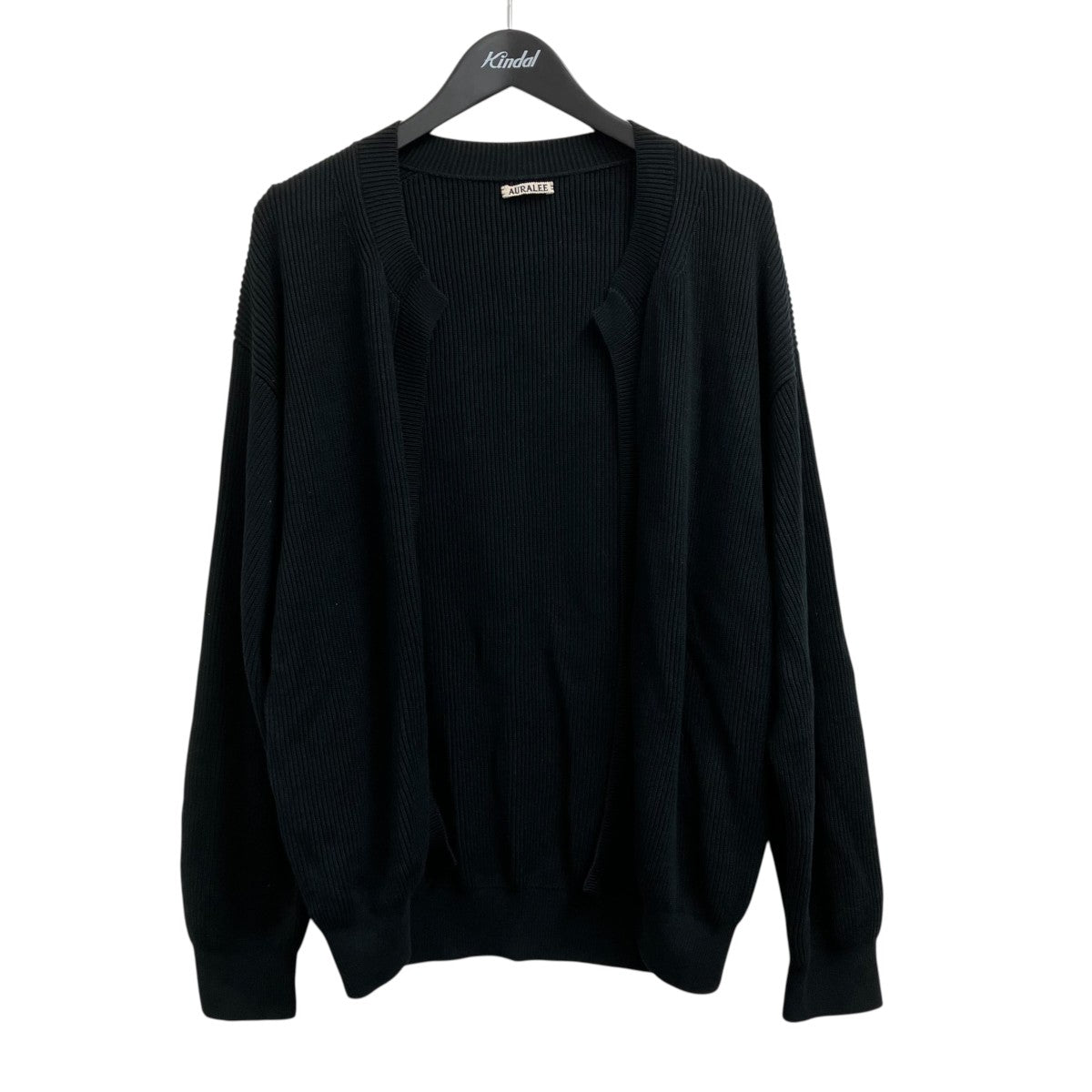 AURALEE(オーラリー) 19SSSUPER HARD TWIST RIB KNIT CARDIGAN