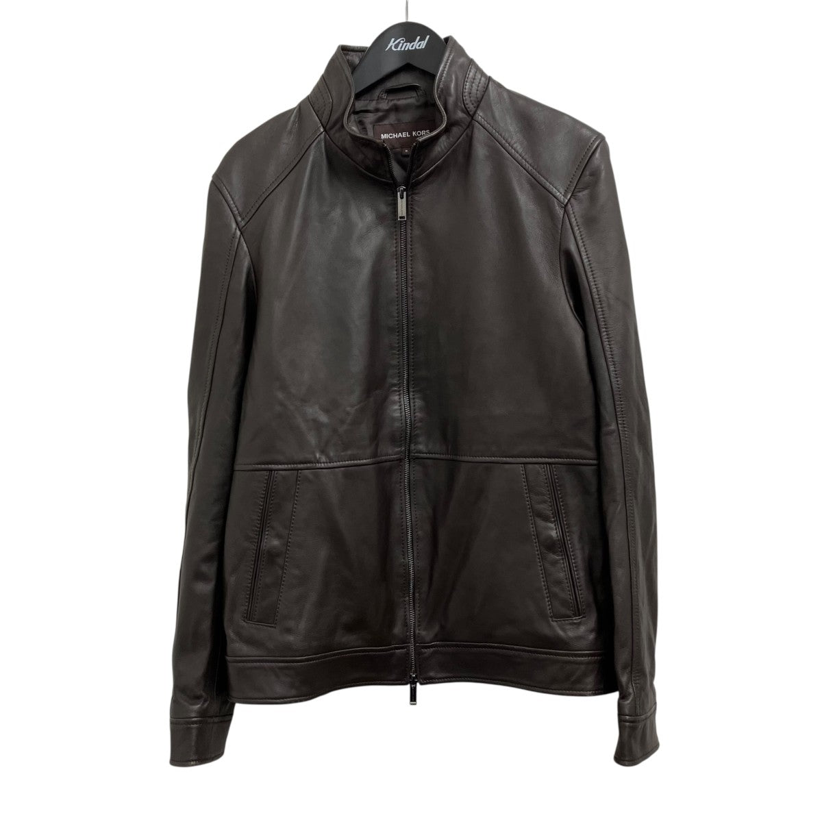 MICHAEL KORS(マイケルコース) レザージャケット ブラウン サイズ M