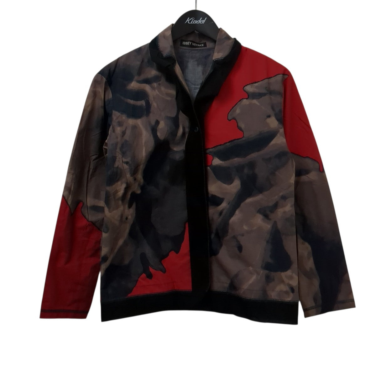 ISSEY MIYAKE 長袖シャツ ボルドー×ブラック サイズ表記2 ISSEY MIYAKE(イッセイミヤケ) 長袖シャツIM21FJ090 IM21FJ090 マルチ