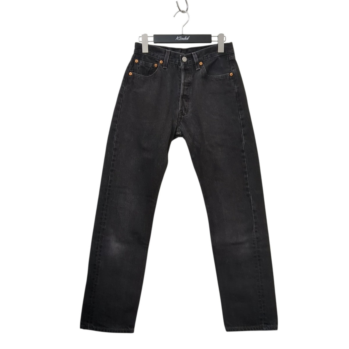 LEVI'S(リーバイス) 501 USA製デニムパンツ ブラック サイズ W29 L30