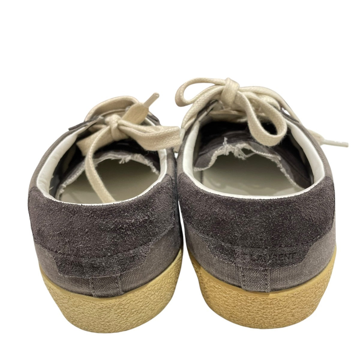 SAINT LAURENT PARIS EMBROIDERED DESTROYED CANVAS スニーカー 549398 古着・中古-5枚目のアイテム画像