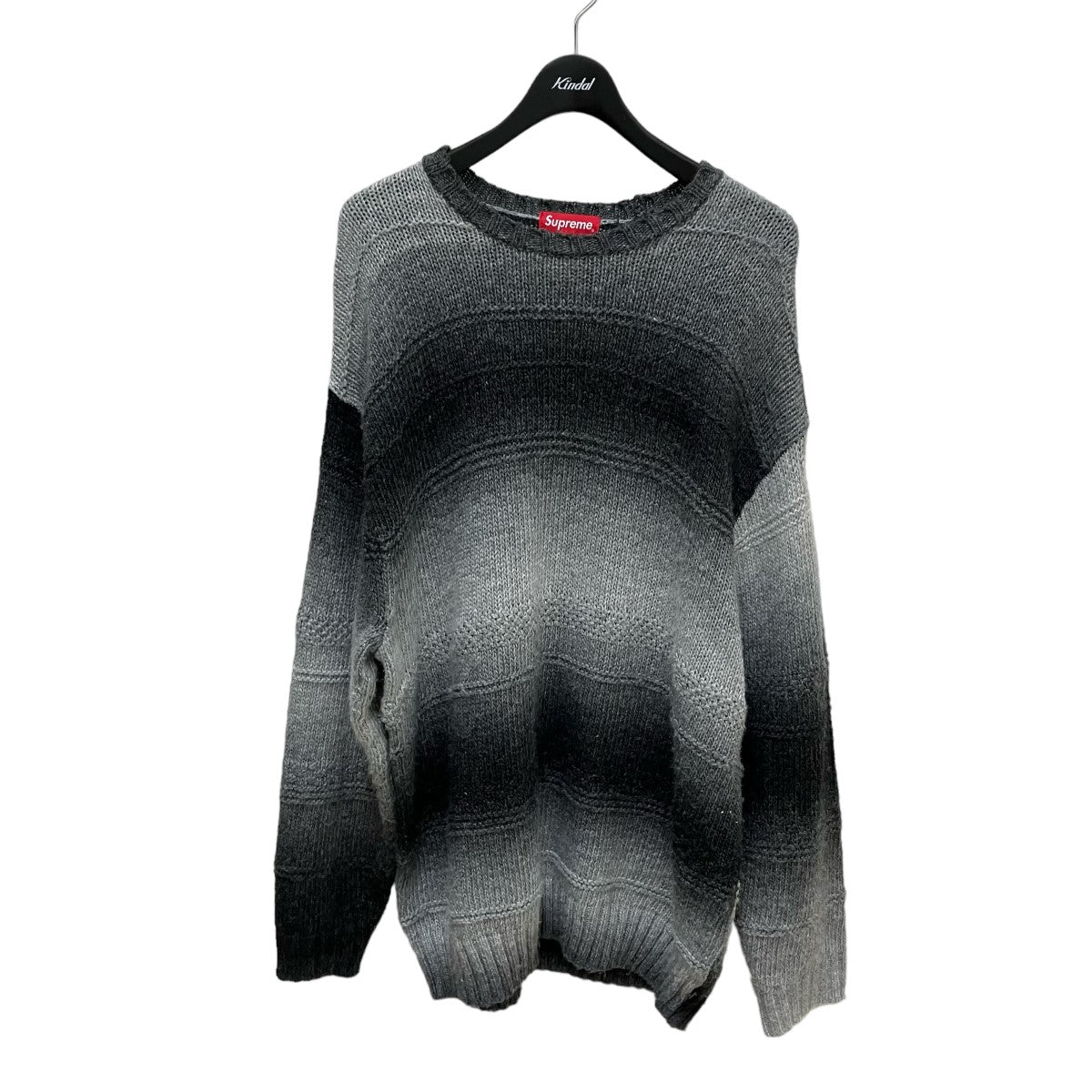 SUPREME(シュプリーム) Gradient stripe sweater グレー サイズ 12 ...