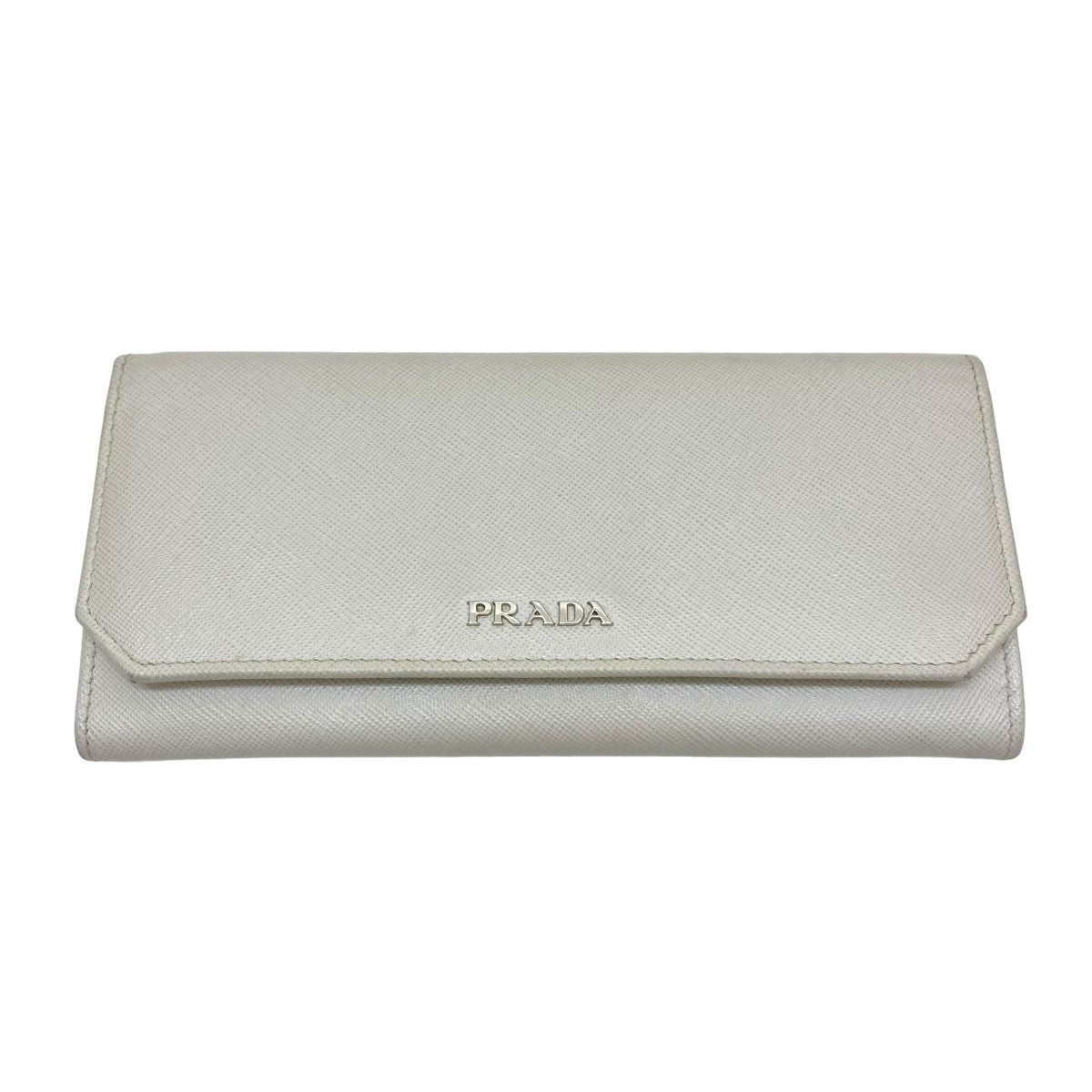 PRADA(プラダ) SAFFIANO CORNER 長財布 1M1132 178 ホワイト サイズ 15｜【公式】カインドオルオンライン  ブランド古着・中古通販【kindal】