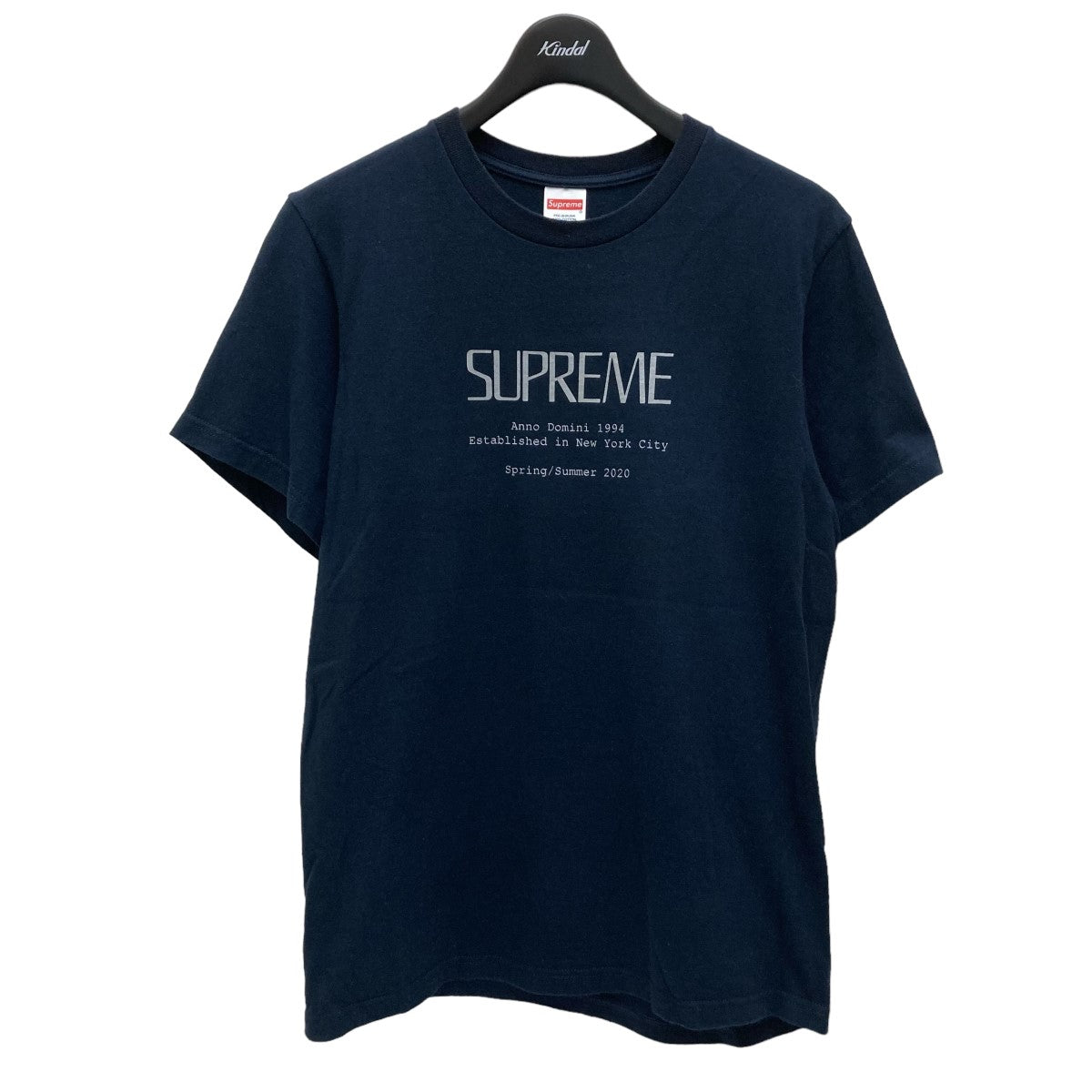 Supreme(シュプリーム) 20SS Anno domini Tee　Tシャツ ネイビー サイズ S｜【公式】カインドオルオンライン  ブランド古着・中古通販【kindal】