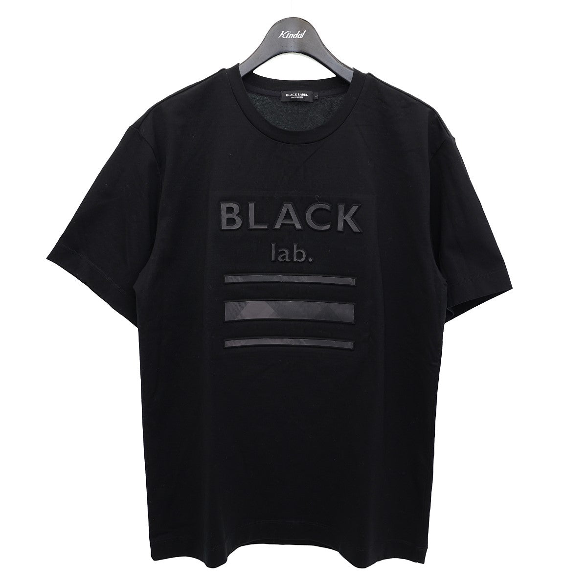 BLACK LABEL CRESTBRIDGE(ブラックレーベルクレストブリッジ) エンボスロゴTシャツ ブラック サイズ  L｜【公式】カインドオルオンライン ブランド古着・中古通販【kindal】