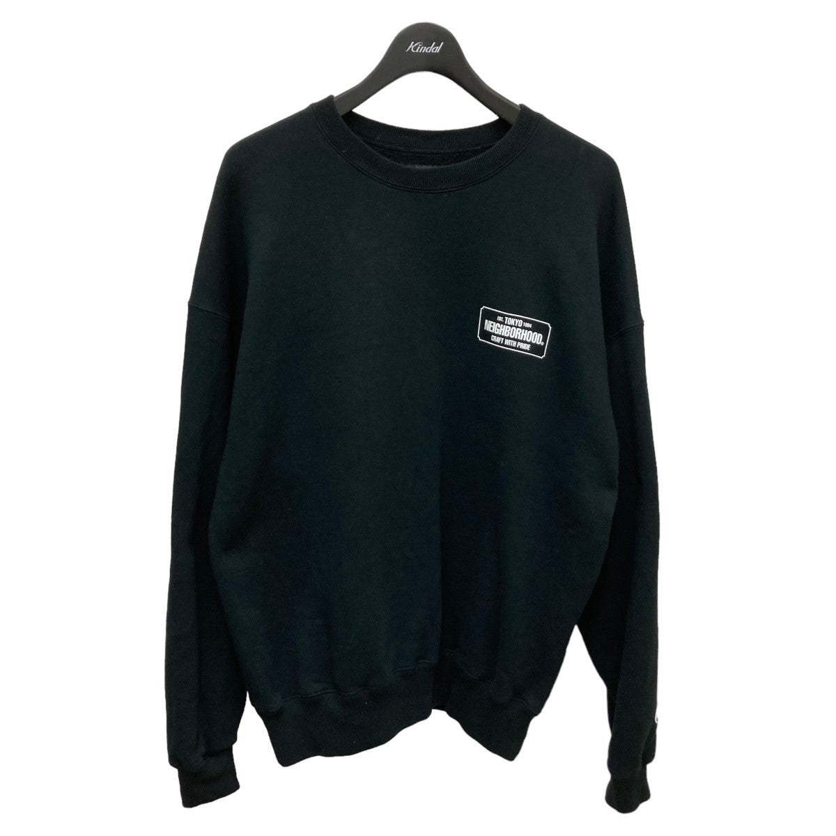 NEIGHBOR HOOD(ネイバーフッド) CLASSIC-S CREWNECK LS．CO スウェット 222FPNH CSM01 222FPNH  CSM01 ブラック サイズ 13｜【公式】カインドオルオンライン ブランド古着・中古通販【kindal】