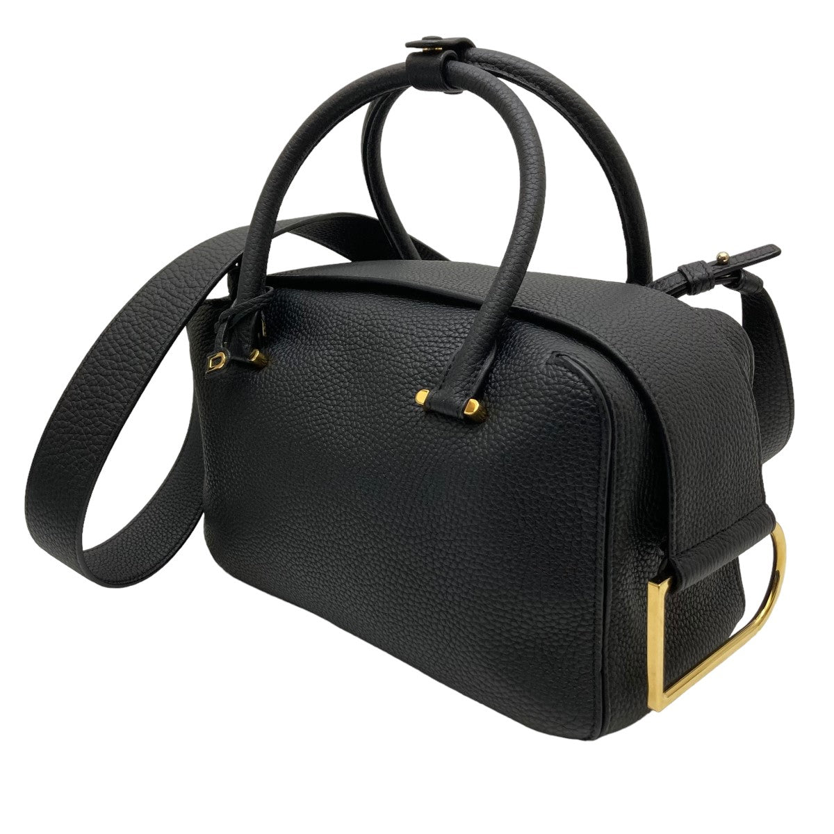 Delvaux(デルヴォー) Cool Box　MM　ハンドバッグ ブラック サイズ 13｜【公式】カインドオルオンライン  ブランド古着・中古通販【kindal】