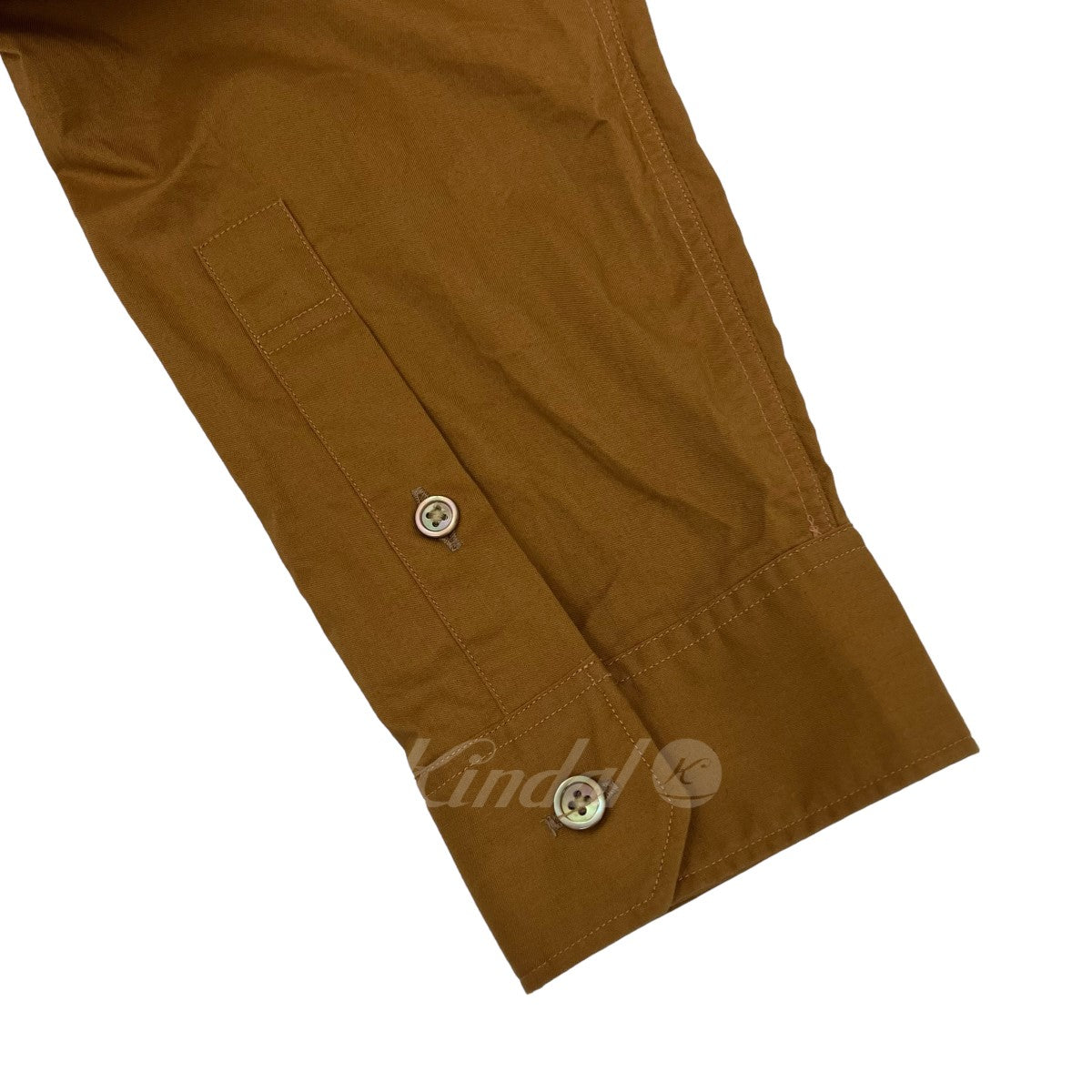 Asymmetry Cargo Pocket Band Collar Shirts SH-02