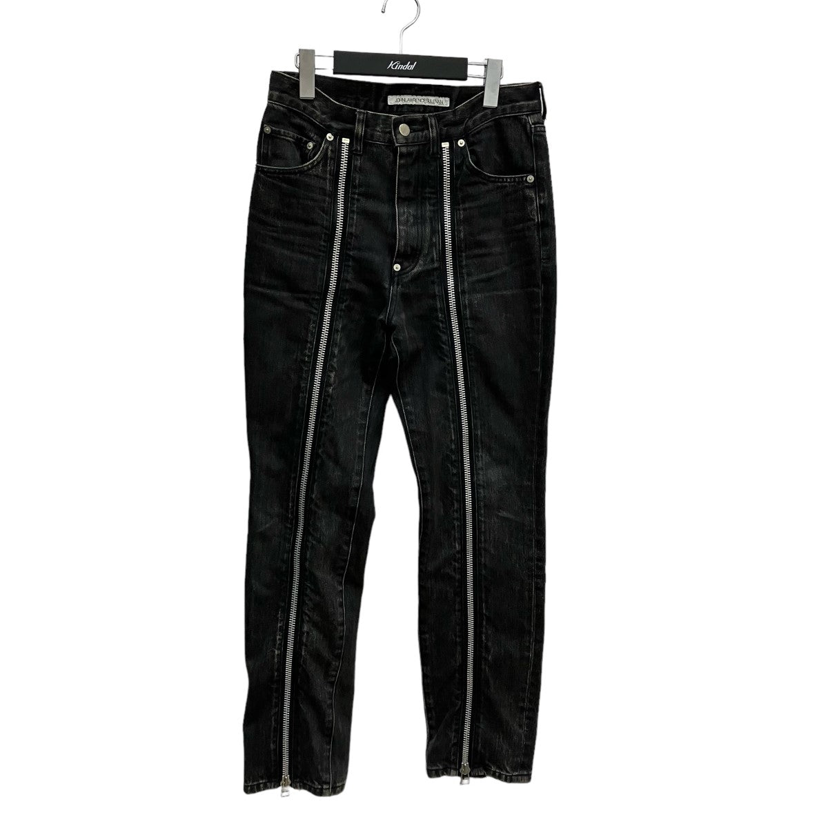 JOHN LAWRENCE SULLIVAN(ジョンローレンスサリバン) BLEACHED DENIM ZIPPED PANTS  2A008-0320-15 2A008-0320-15 ブラック サイズ 44｜【公式】カインドオルオンライン ブランド古着・中古通販【kindal】