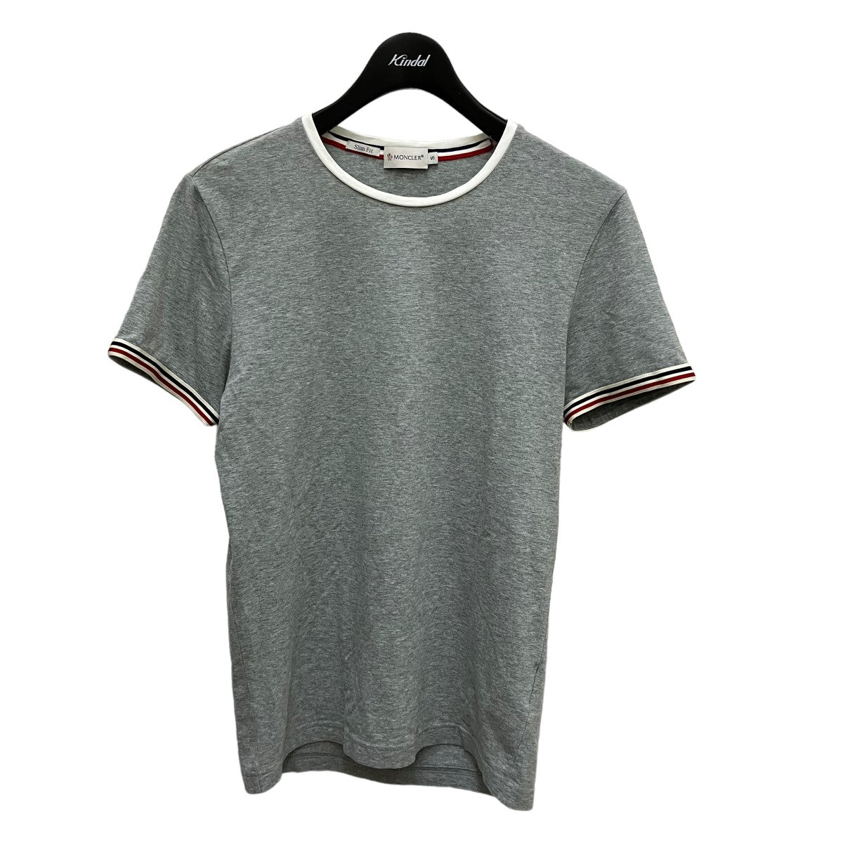 MONCLER(モンクレール) Tシャツ 510918005900 ライトグレー サイズ S ...