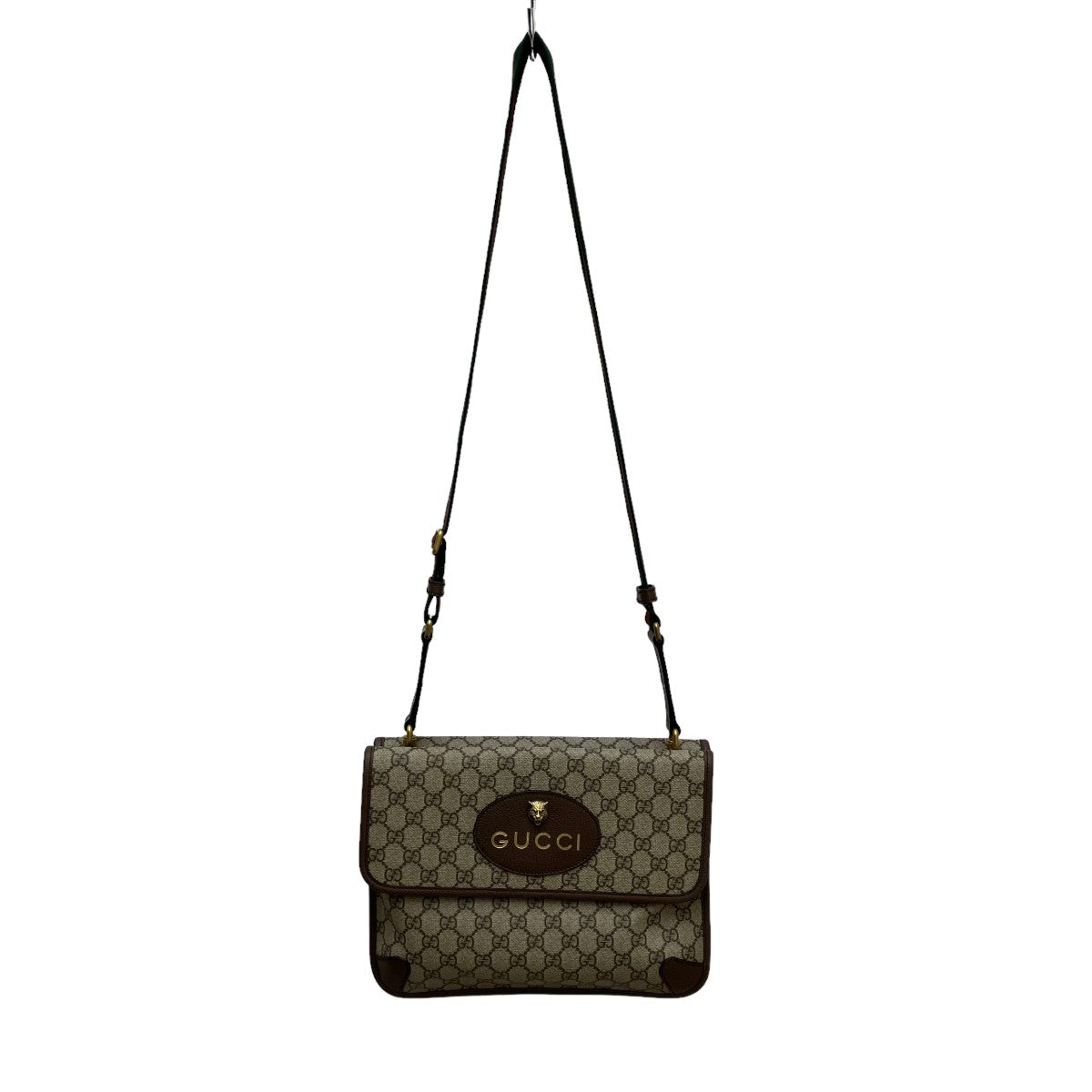 GUCCI(グッチ) GGスプリーム メッセンジャーバッグ 495654 ブラウン 