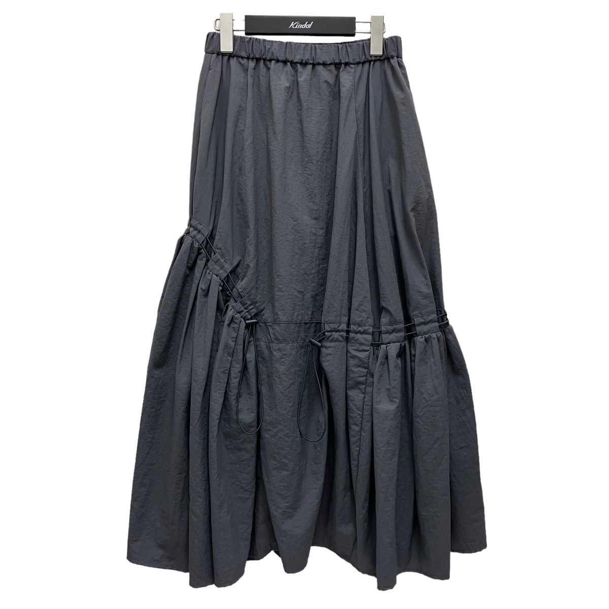 nagonstans(ナゴンスタンス) asymmetry drawstring skirt470GS431-0360 470GS431-0360  グレー サイズ S｜【公式】カインドオルオンライン ブランド古着・中古通販【kindal】