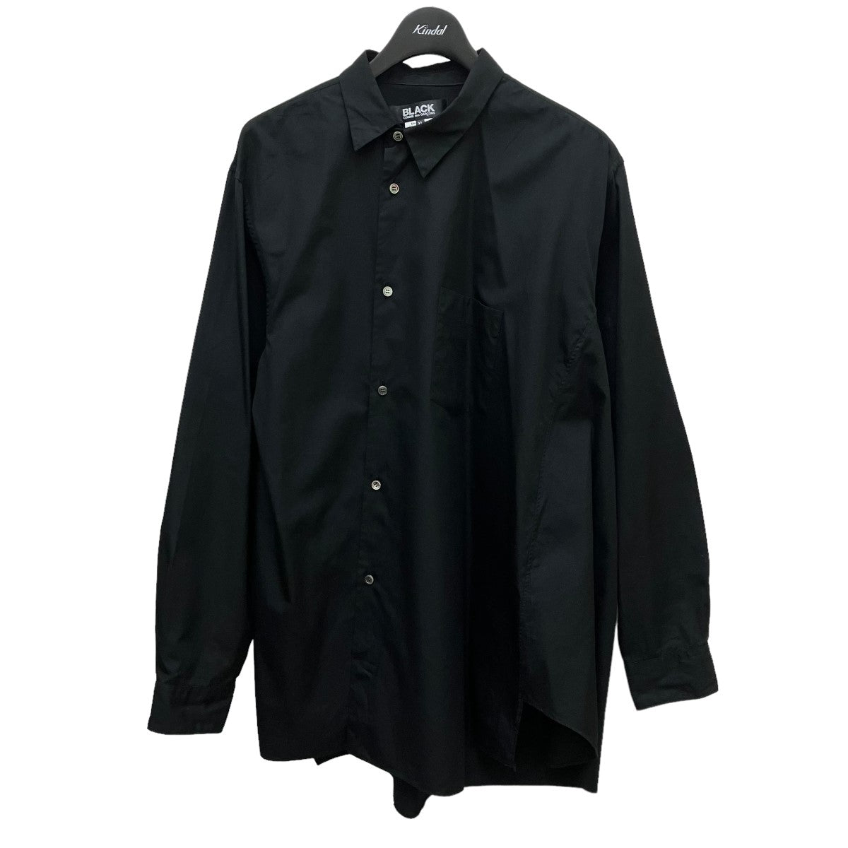 BLACK COMME des GARCONS(ブラックコムデギャルソン) アシンメトリーブラウス1J-B012 1J-B012 ブラック サイズ  XL｜【公式】カインドオルオンライン ブランド古着・中古通販【kindal】