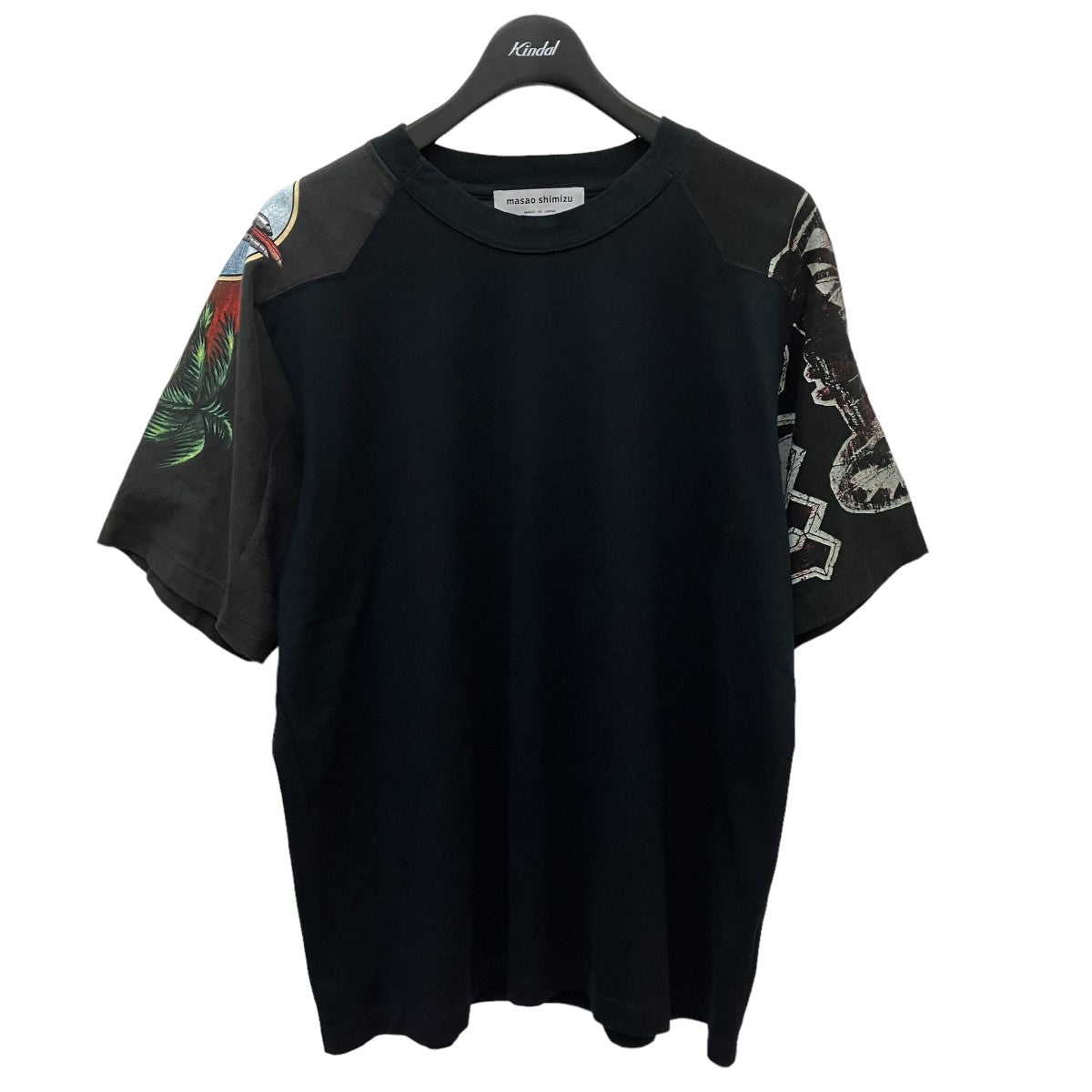 masao shimizu(マサオシミズ) 再構築Tシャツ ブラック サイズ L｜【公式】カインドオルオンライン ブランド古着・中古通販【kindal】