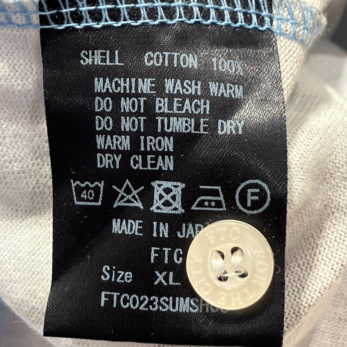 FTC 23SSボーダーPRINTED STRIPE POLOFTC023SUMSH05 古着・中古-6枚目のアイテム画像