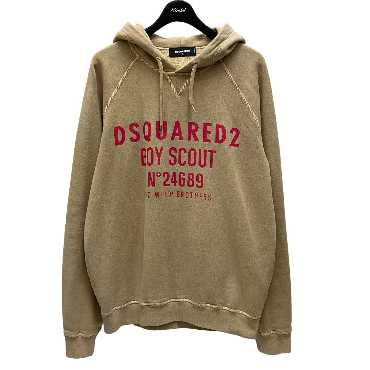 DSQUARED2(ディースクエアード) プルオーバーパーカーS74GU0232 S25030 S74GU0232 S25030 ベージュ サイズ  XL｜【公式】カインドオルオンライン ブランド古着・中古通販【kindal】