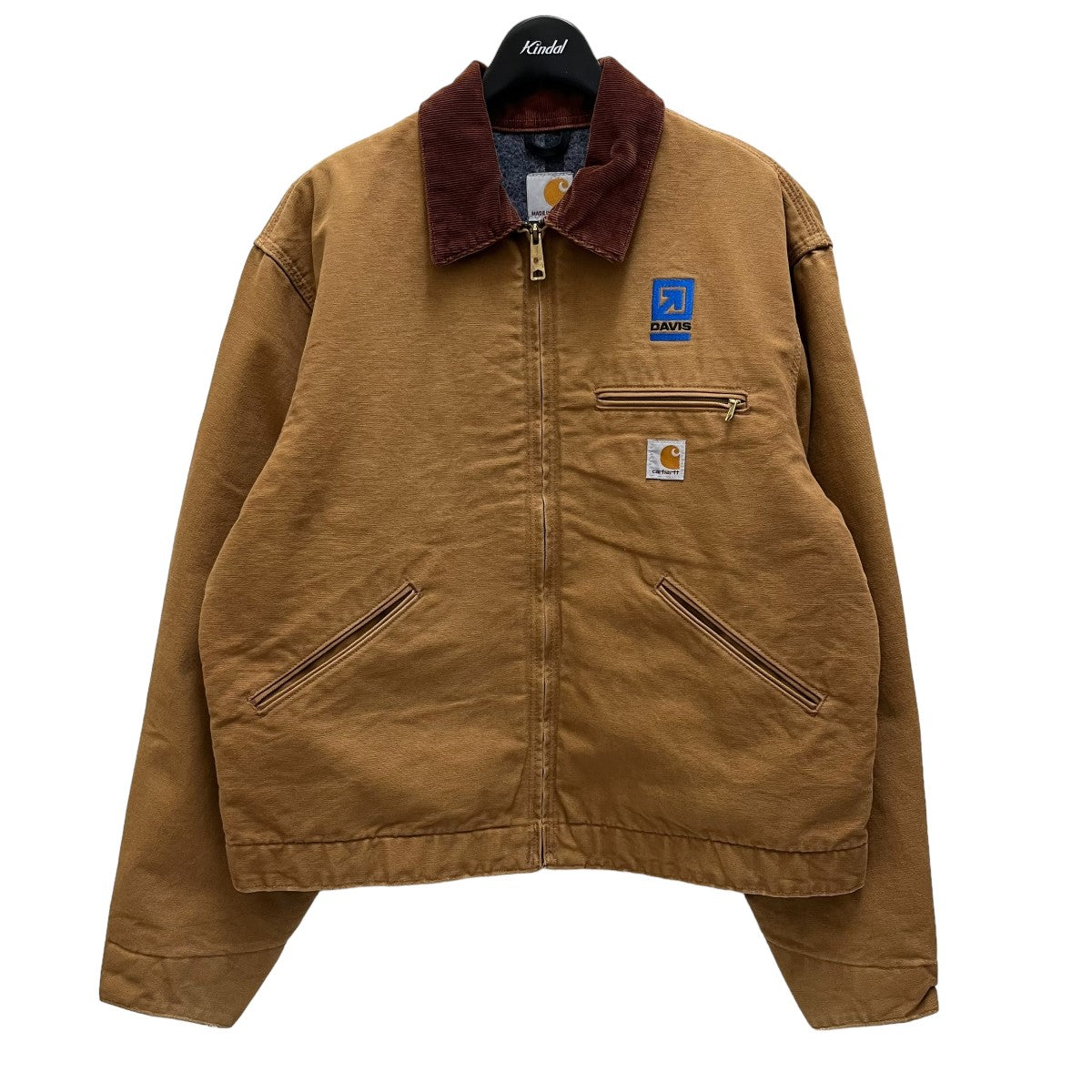 CarHartt(カーハート) デトロイト ジャケット　企業ロゴJ001BRN J001BRN ライトブラウン サイズ  L｜【公式】カインドオルオンライン ブランド古着・中古通販【kindal】