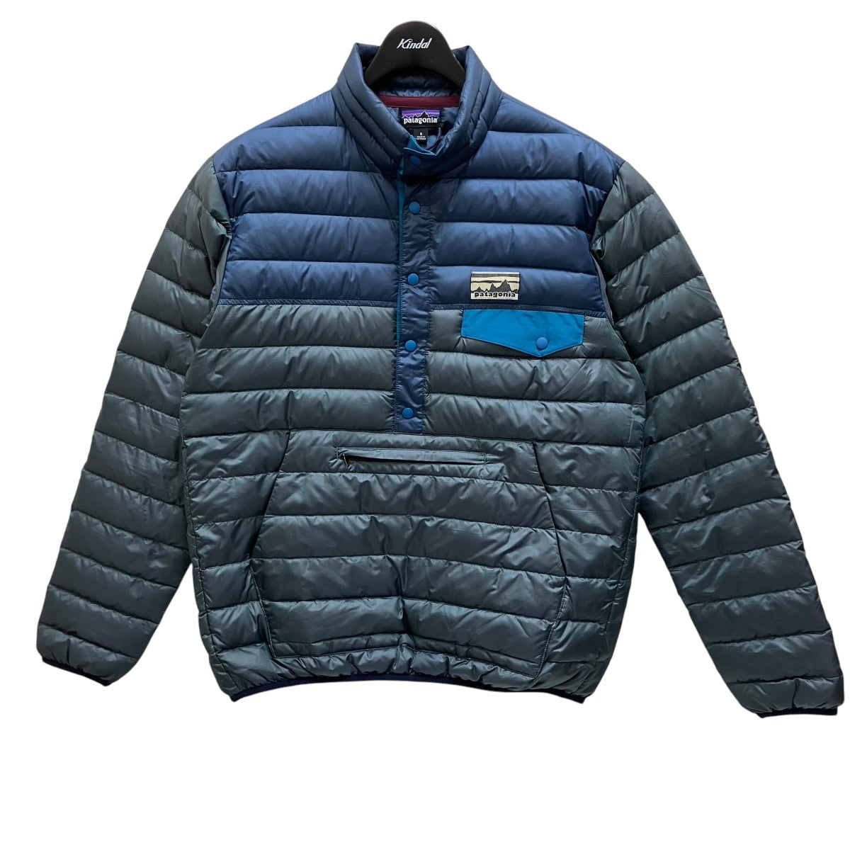 Patagonia(パタゴニア) プルオーバーダウンジャケット27245FA15 27245FA15 ネイビー×グレー サイズ  S｜【公式】カインドオルオンライン ブランド古着・中古通販【kindal】