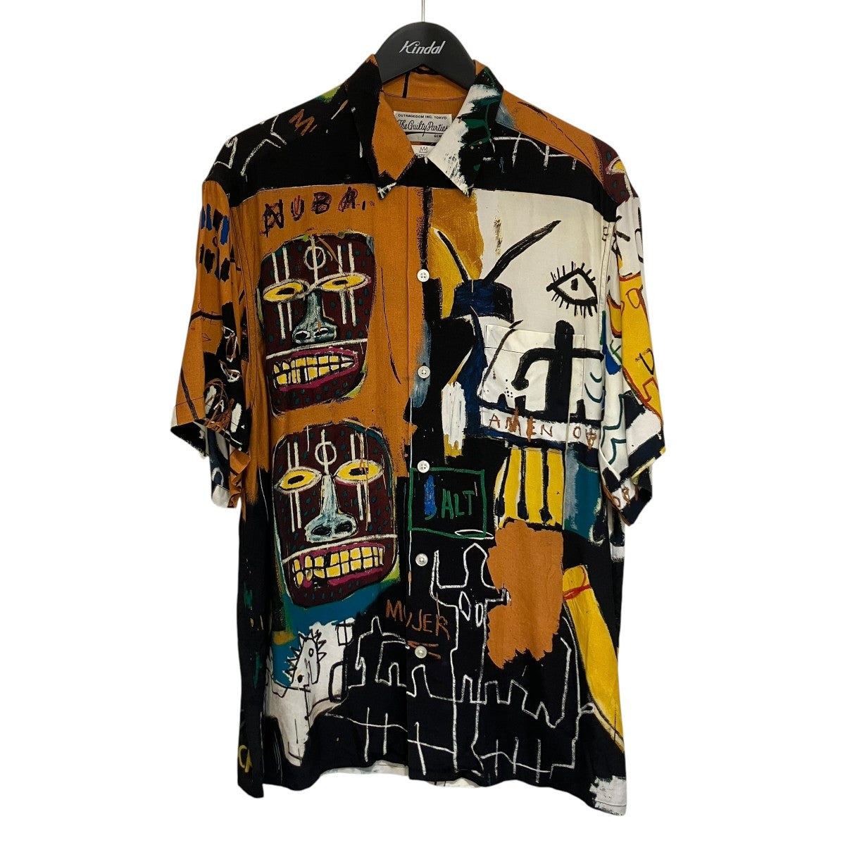 新品ワコマリア 21SS バスキア　アロハシャツM82 WACKO MARIA(ワコマリア) 21SS「JEAN-MICHEL BASQUIAT」シャツ