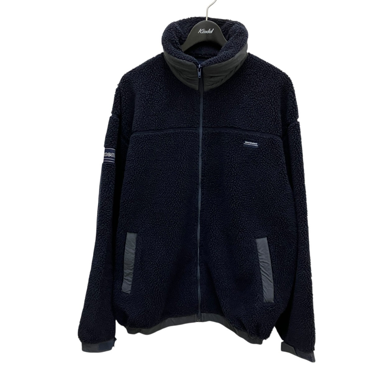 DESCENDANT(ディセンダント) フリースジャケット ネイビー サイズ 3