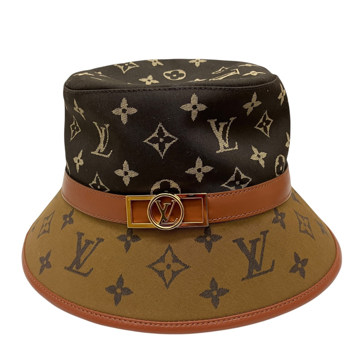 LOUIS VUITTON ダークグレー バケットハット(7-7) LOUIS VUITTON(ルイヴィトン) M7277M ドーフィーヌモノグラム柄