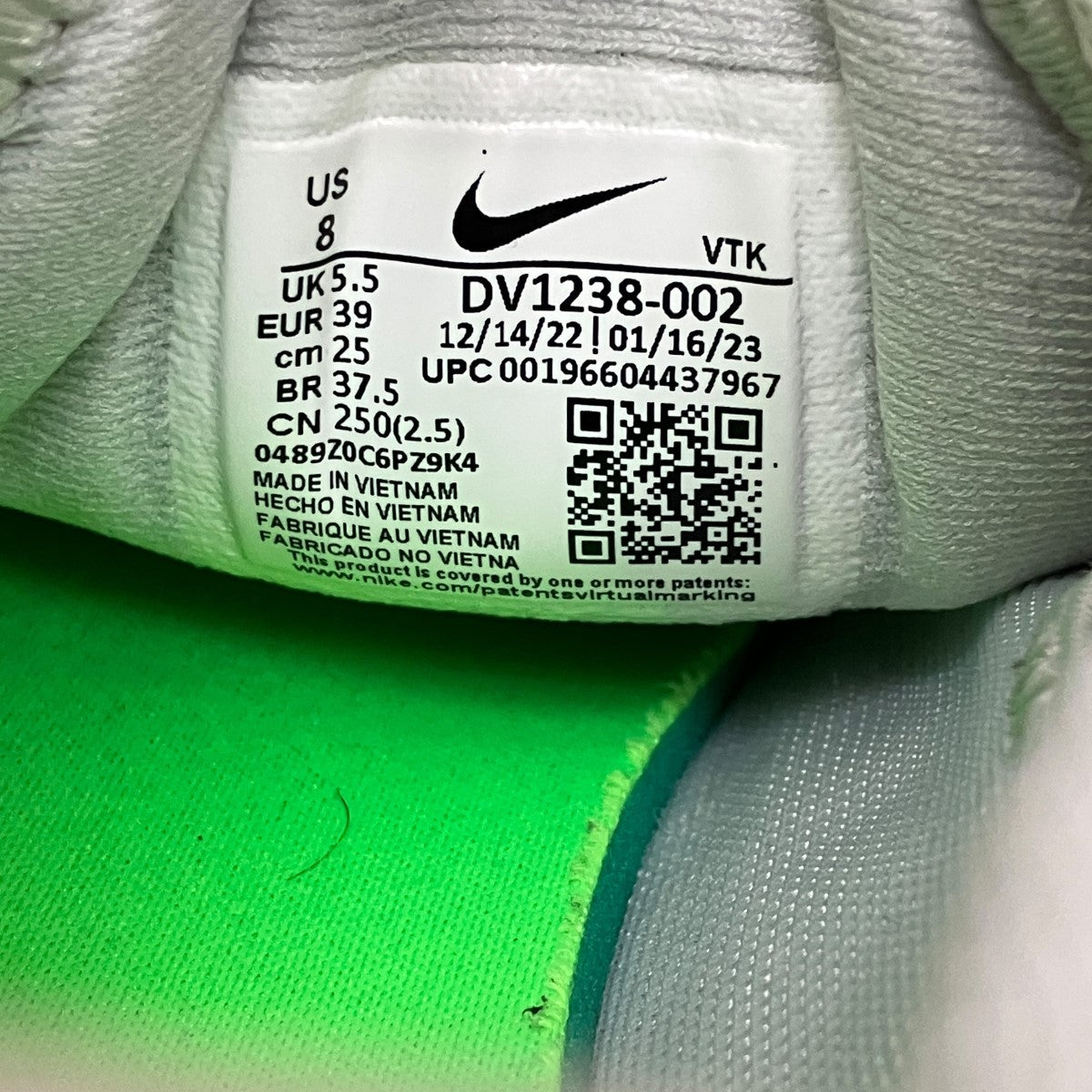 NIKE W MotivaスニーカーDV1238-002 古着・中古-7枚目のアイテム画像