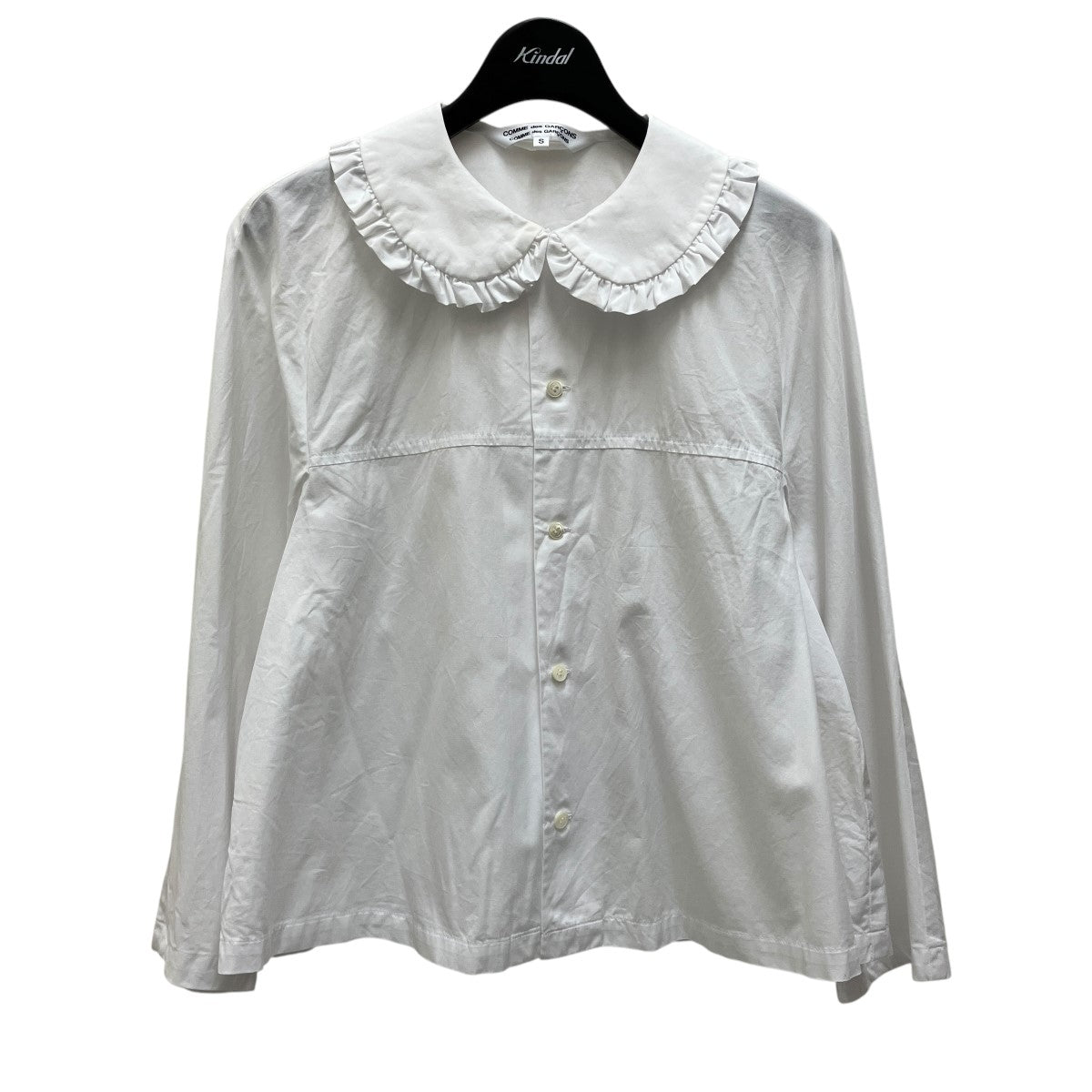 COMME des GARCONS COMME des GARCONS フリルカラーシャツRR-B001 古着・中古-1枚目のアイテム画像