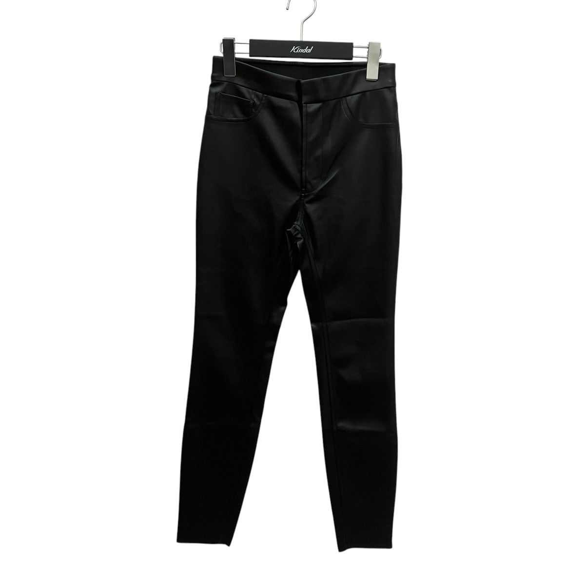 DAY upper hights フェイクレザーパンツ20JD00202BLK 古着・中古-1枚目のアイテム画像