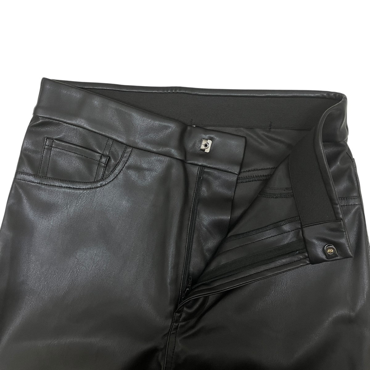 DAY upper hights フェイクレザーパンツ20JD00202BLK 古着・中古-3枚目のアイテム画像