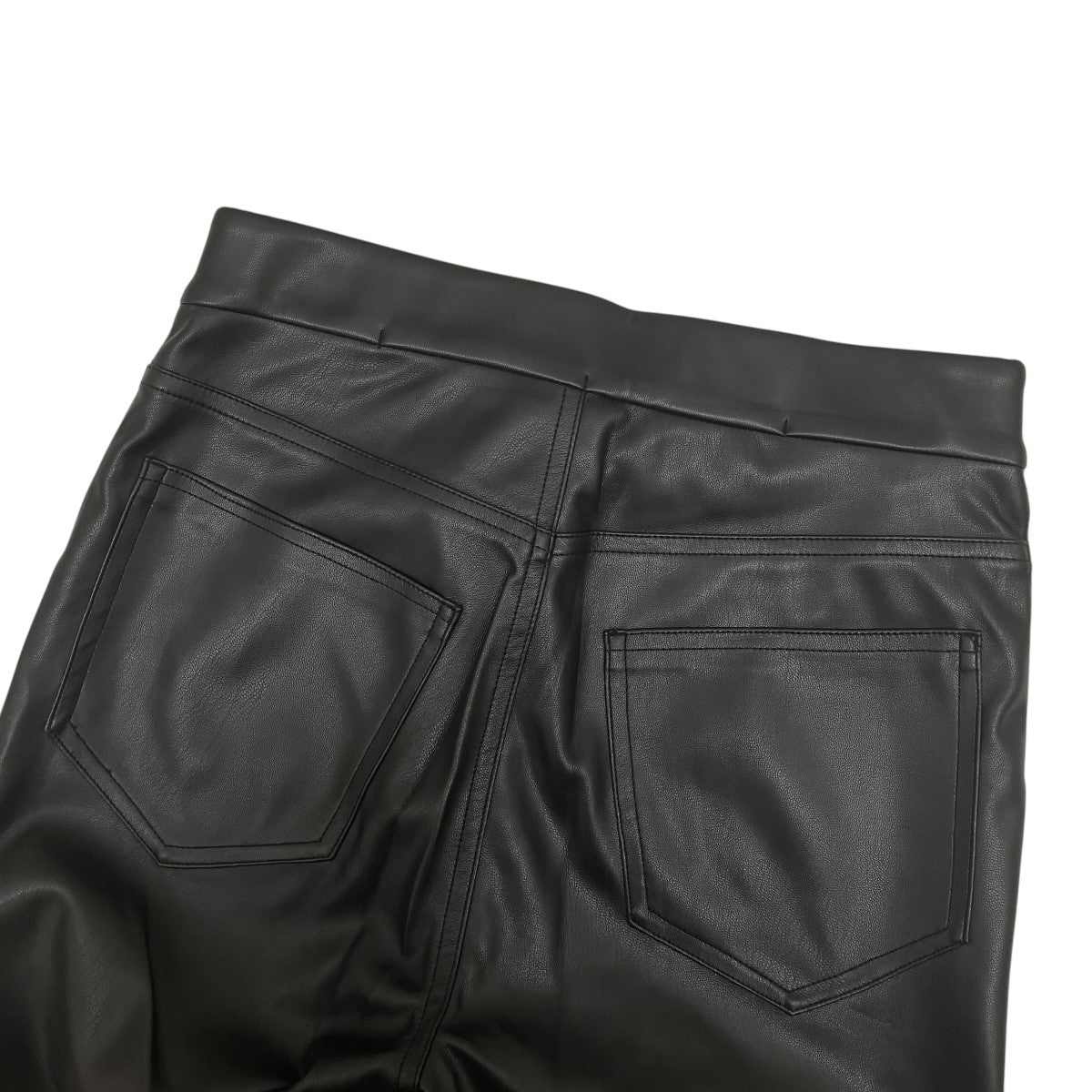 DAY upper hights フェイクレザーパンツ20JD00202BLK 古着・中古-4枚目のアイテム画像