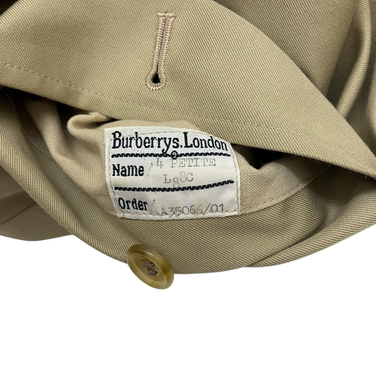 Burberry’s 80’s Vintageトレンチコート 古着・中古-10枚目のアイテム画像