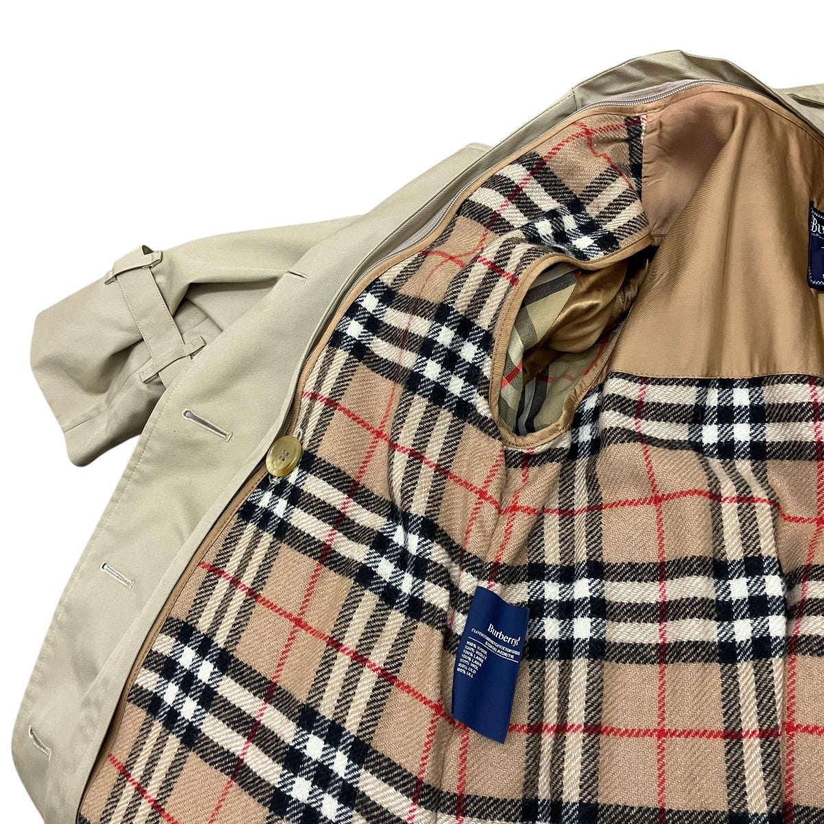 Burberry’s 80’s Vintageトレンチコート 古着・中古-5枚目のアイテム画像