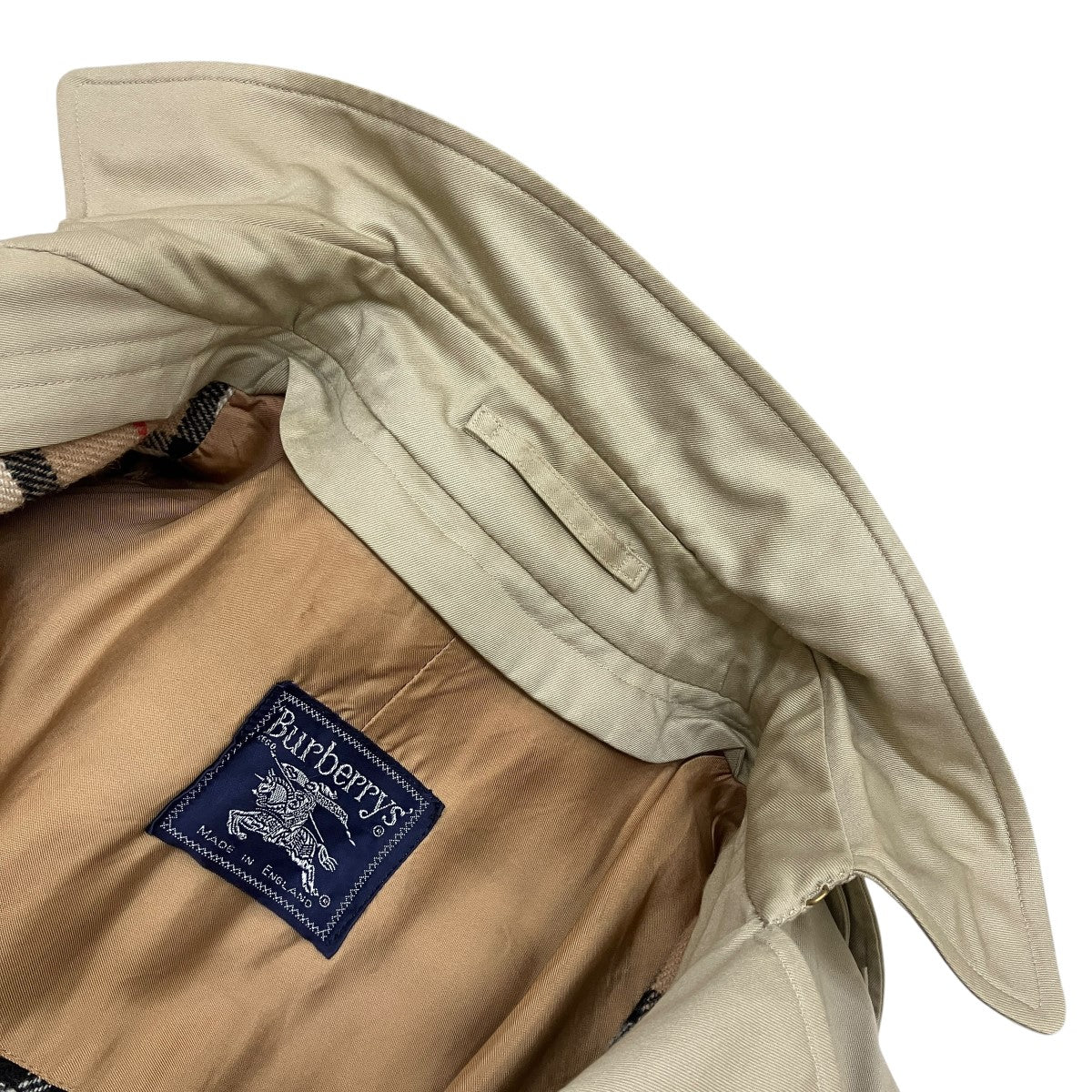 Burberry’s 80’s Vintageトレンチコート 古着・中古-6枚目のアイテム画像