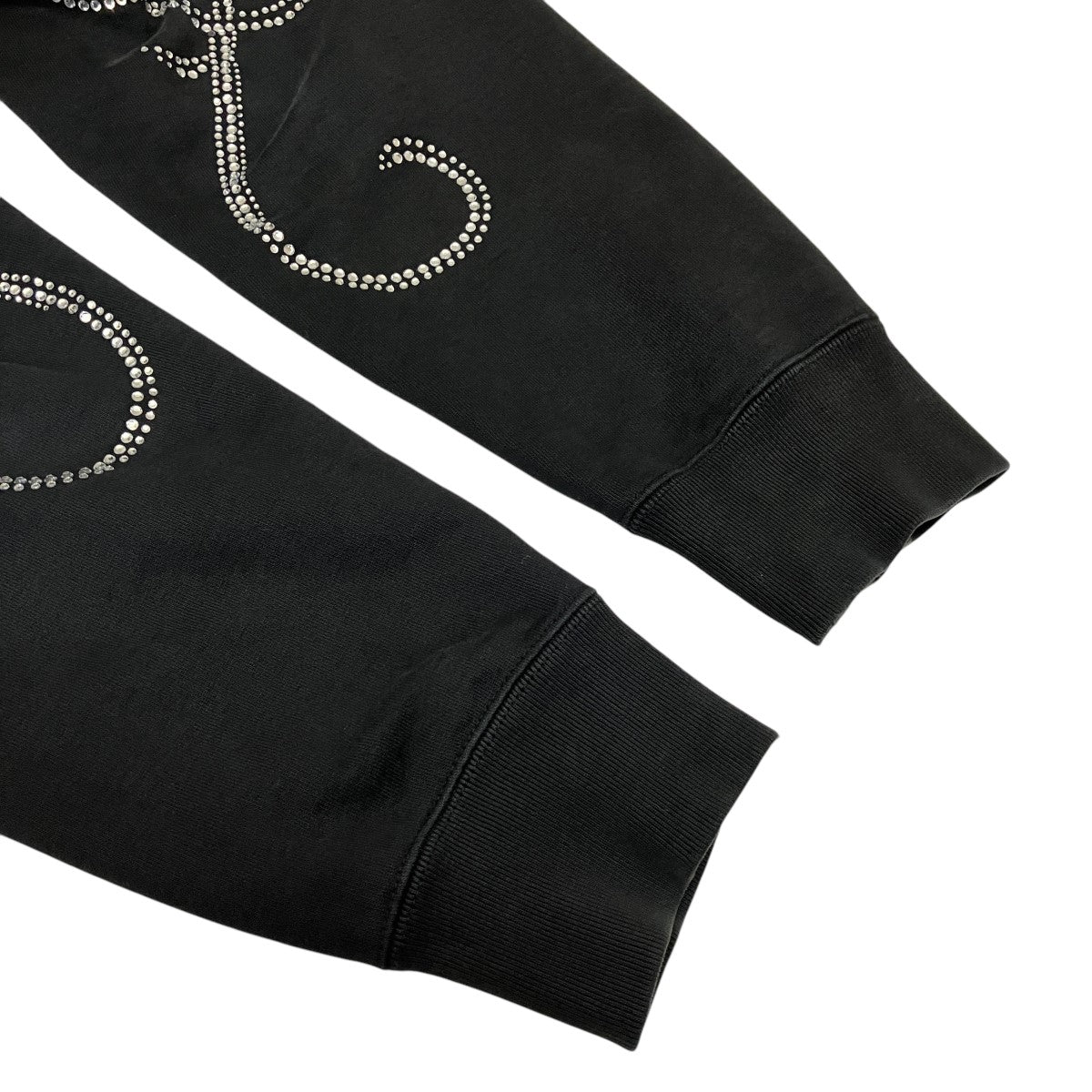 19AWRhinestone Script Hooded Sweatshirtプルオーバーパーカー