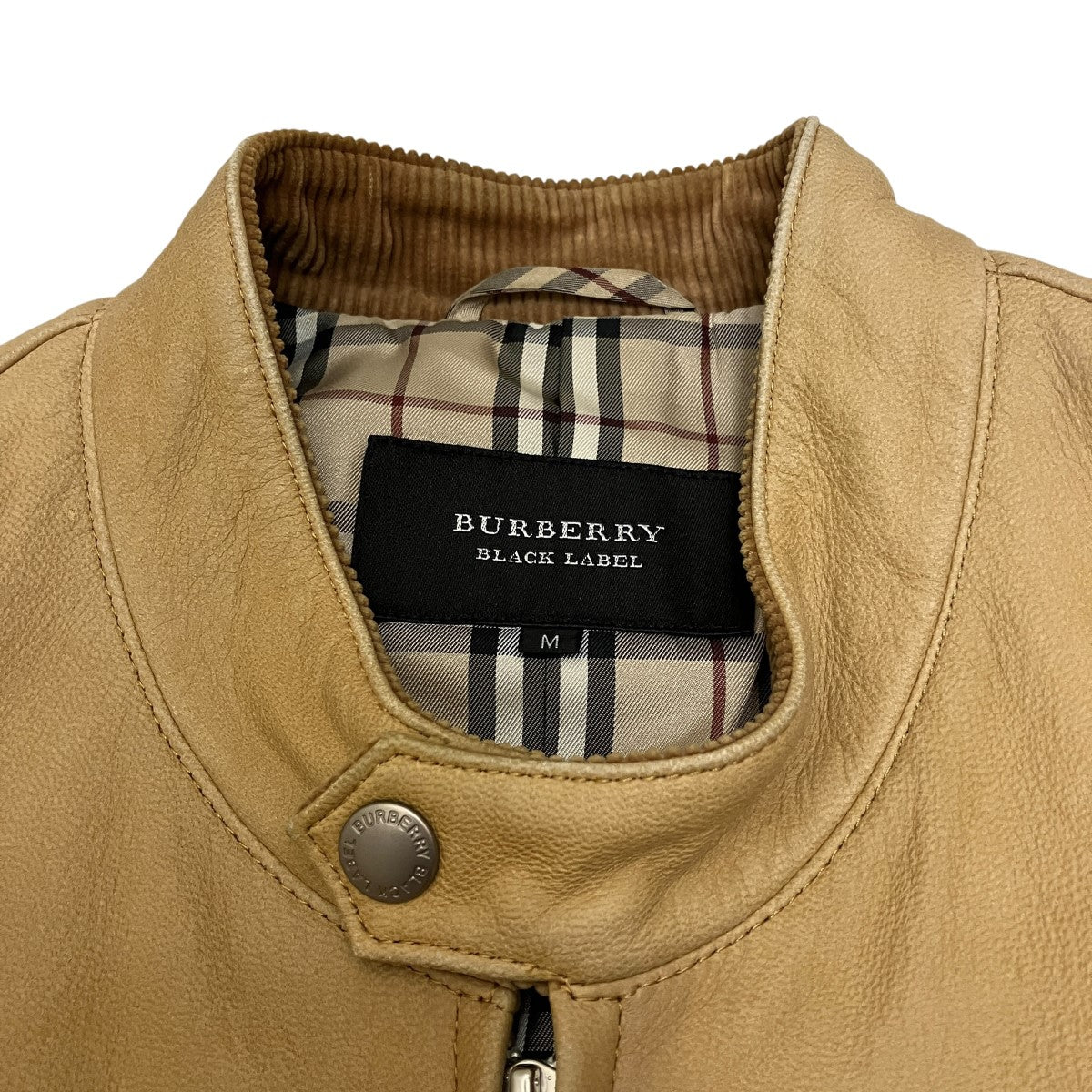 BURBERRY BLACK LABEL シングルライダースBMP01-713-44 古着・中古-7枚目のアイテム画像