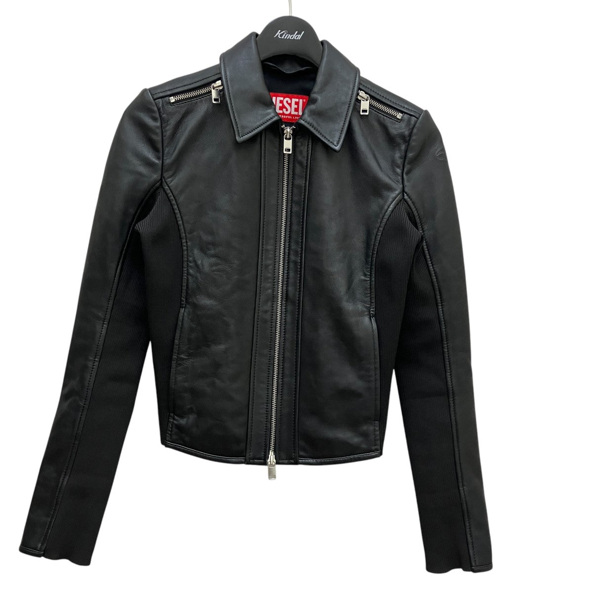 DIESEL(ディーゼル) レザージャケットL-SASK L-SASK ブラック サイズ  