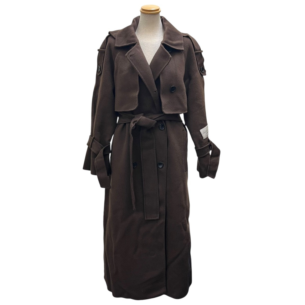 Snidel(スナイデル) 22AWウロコカシミヤスタンドカラーコートトレンチ