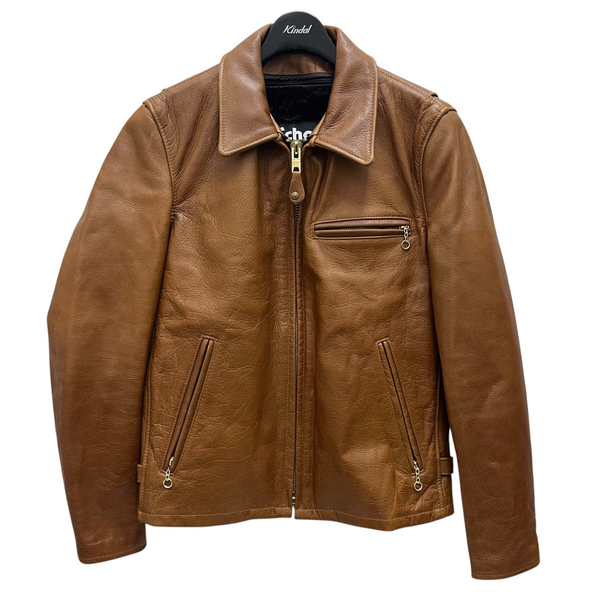 Schott(ショット) 103US TRUCKER JACKETライナー付レザーライダース