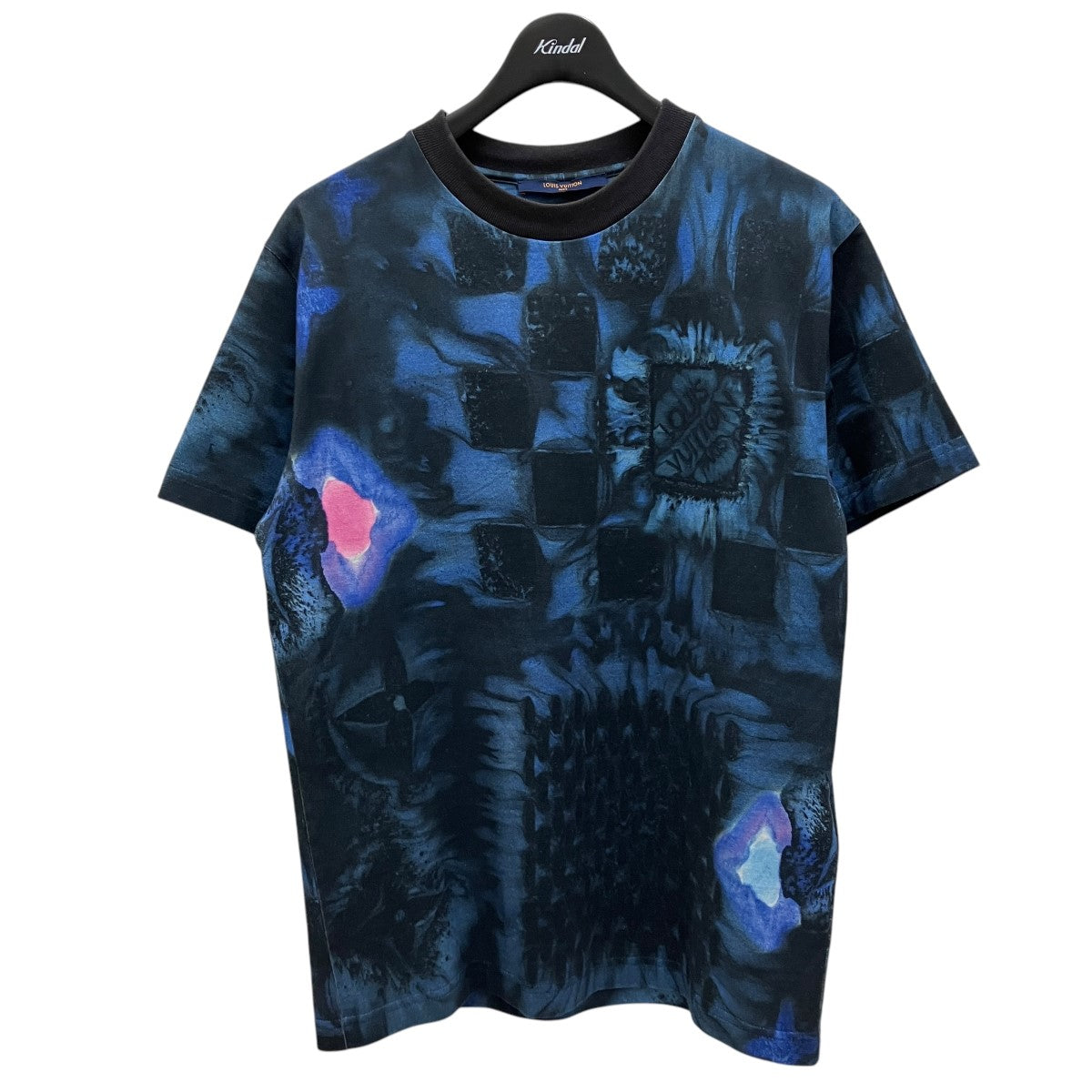 ルイ・ヴィトン SOLT PRINT TEE カットソー LOUIS VUITTON(ルイヴィトン) SOLT PRINT TEE半袖Tシャツ ブルー