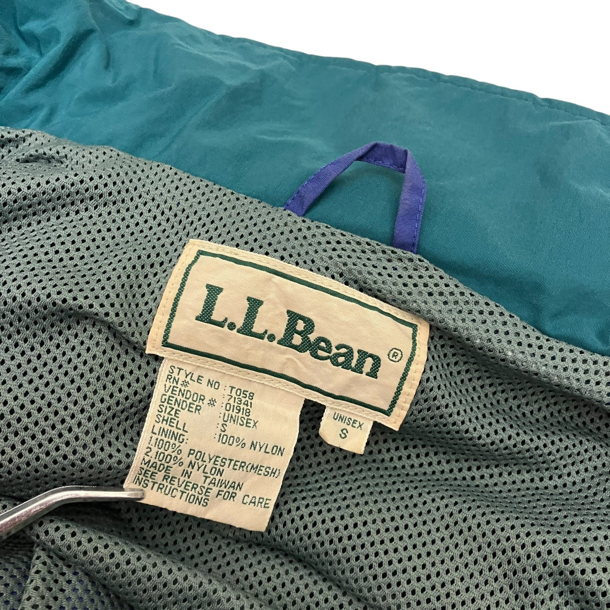 L.L.Bean 90’s Vintageアノラックパーカー 古着・中古-7枚目のアイテム画像
