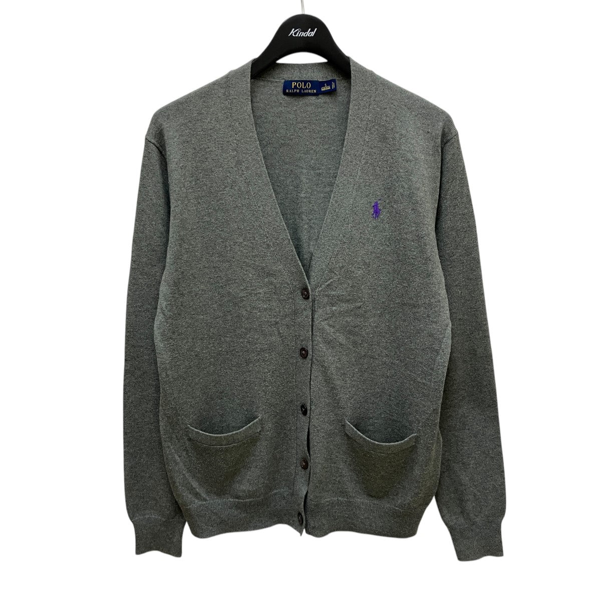 POLO RALPH LAUREN(ポロラルフローレン) ニットカーディガン グレー