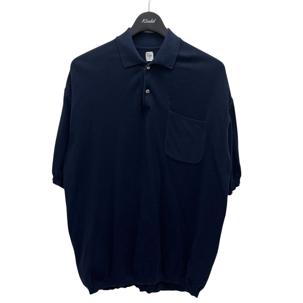 KAPTAIN SUNSHINE Polo Callar Knit ShirtポロシャツKS20SKN03 古着・中古-1枚目のアイテム画像