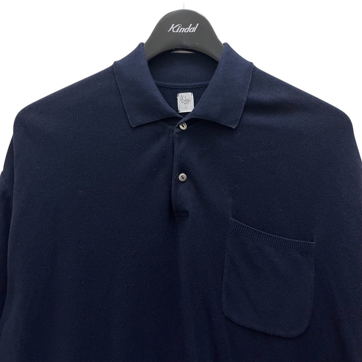 KAPTAIN SUNSHINE Polo Callar Knit ShirtポロシャツKS20SKN03 古着・中古-3枚目のアイテム画像