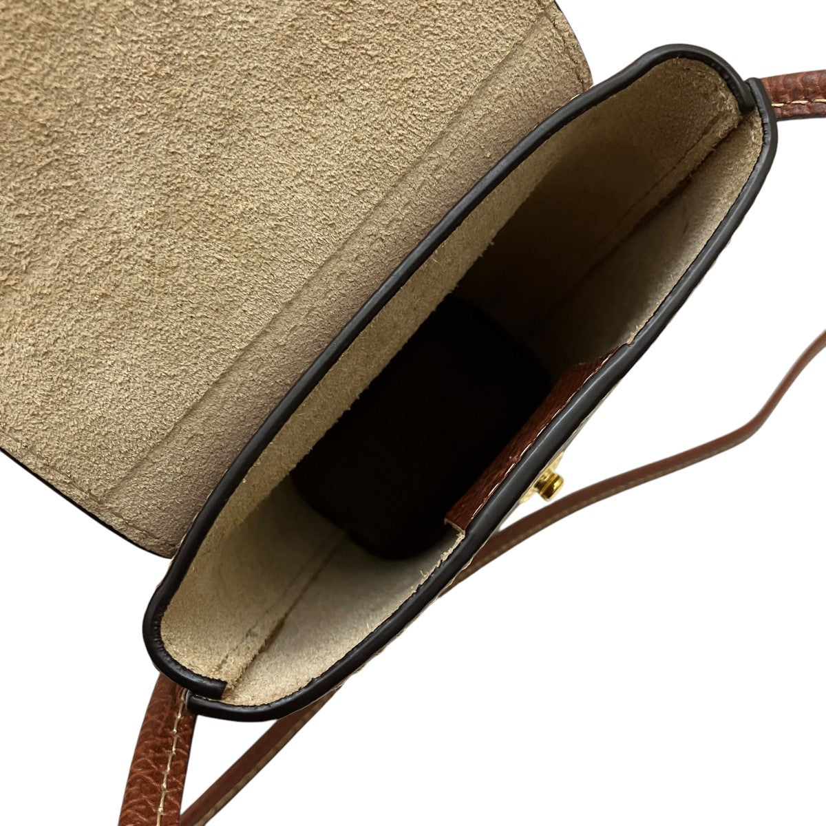 LONGCHAMP エピュレ スマートフォンケース(フラップ付き)ショルダーポーチ34193HYZ035 古着・中古-6枚目のアイテム画像