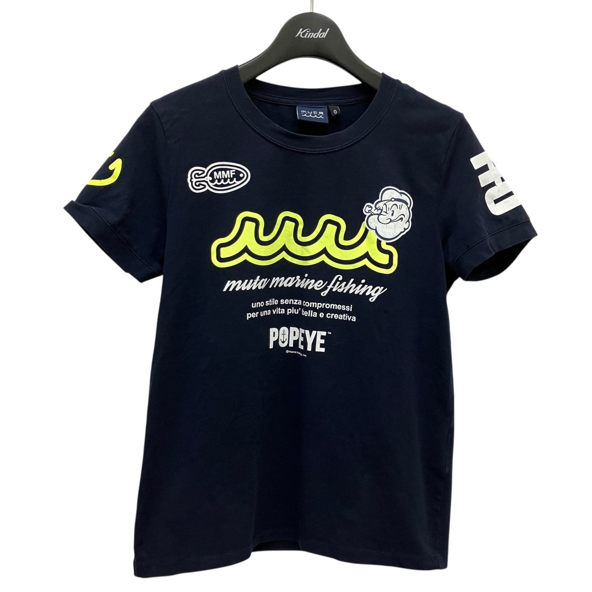 MUTA MARINE ブラック Tシャツ 半袖 MARLIN JAPAN Tシャツ（Tシャツ/カットソー）｜muta marine