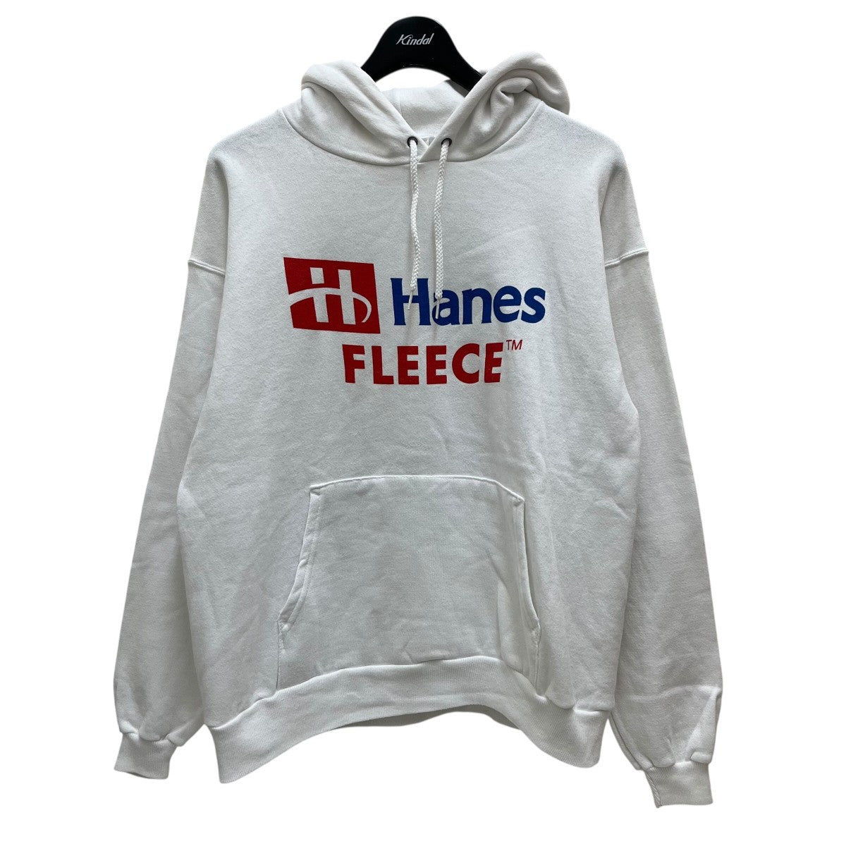 Hanes(ヘインズ) 90's Vintageプルオーバーパーカー ホワイト サイズ