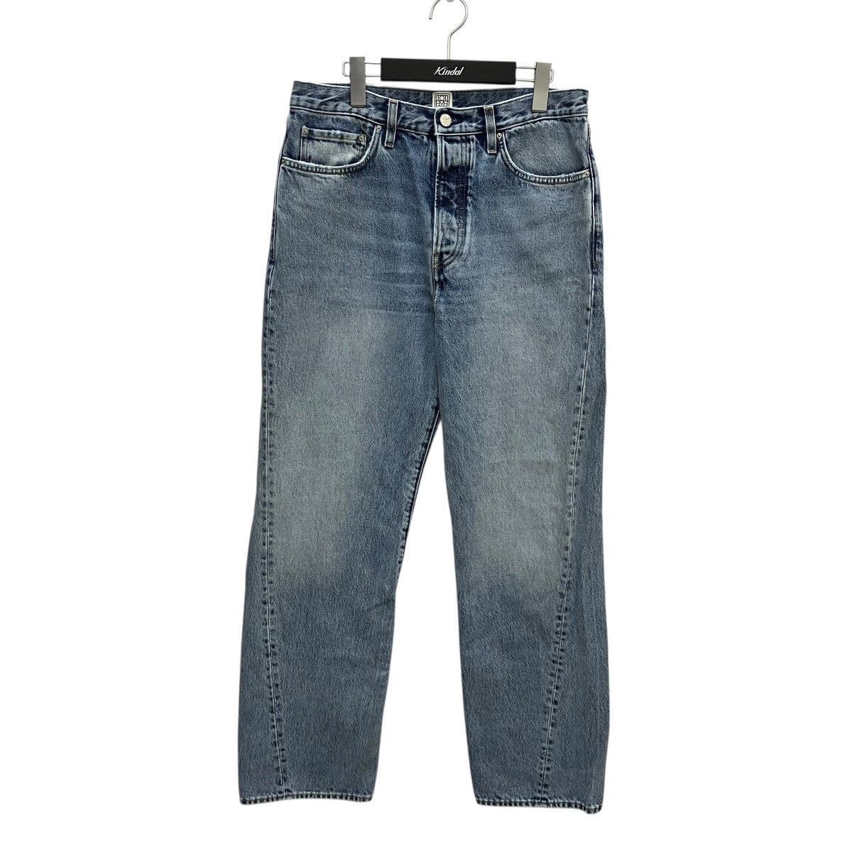 極美品 TOTEME トーテム TWISTED SEAM DENIM FL 29 Twisted seam denim full length worn blue – TOTEME