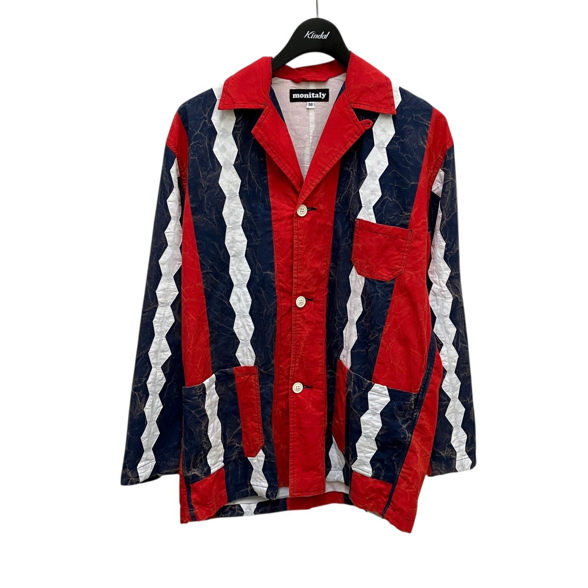 【美品】モニタリーMONITALY/VANCLOTH & SONS/八の字ジップ 美品】モニタリーMONITALY/VANCLOTH & SONS/八の字ジップ 美品