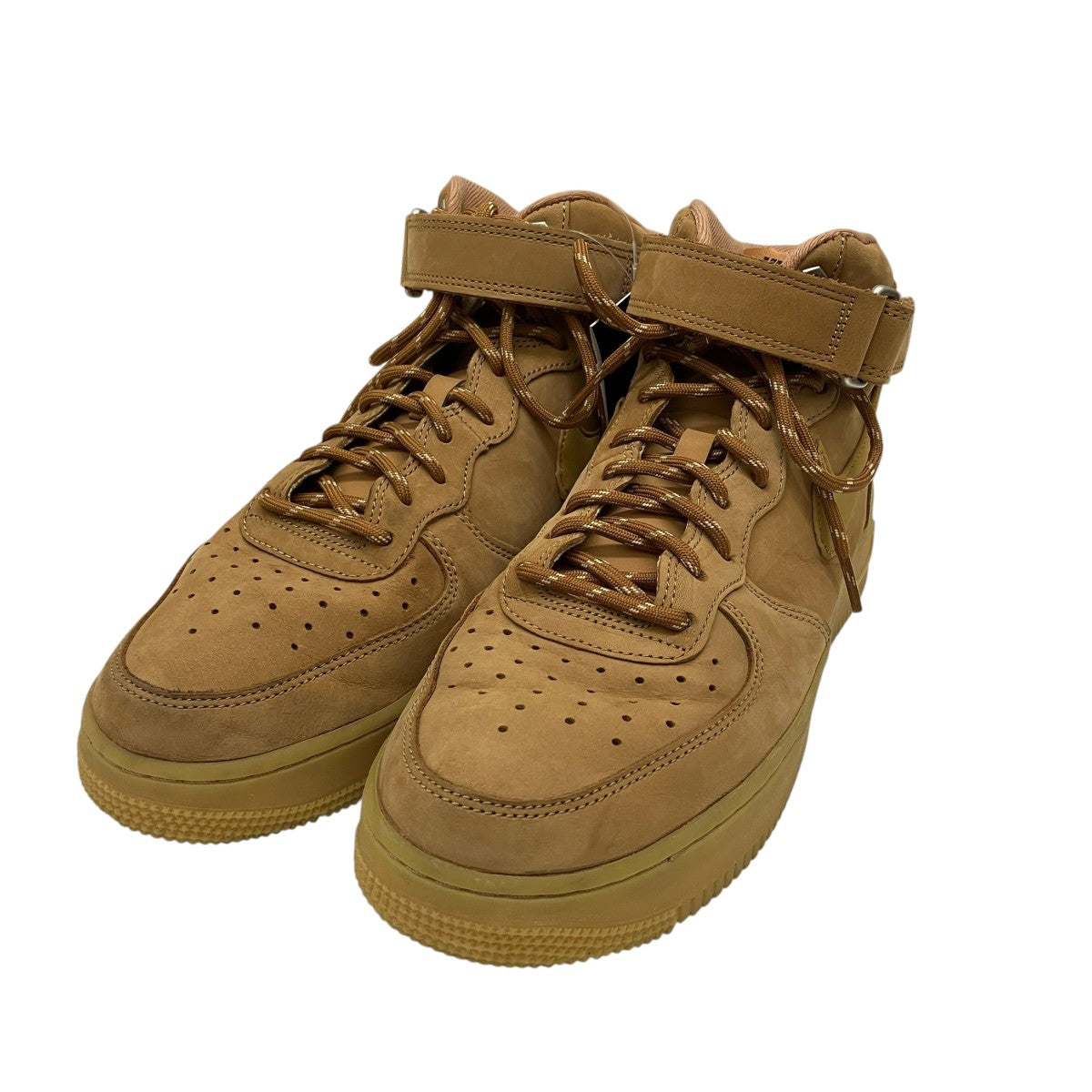 新品未使用 NIKE AIR FORCE 1 MID 07 WB ハイカット NIKE AIR FORCE 1 MID '07 WB FLAX/WHEAT-GUM LIGHT BROWN-BLACK