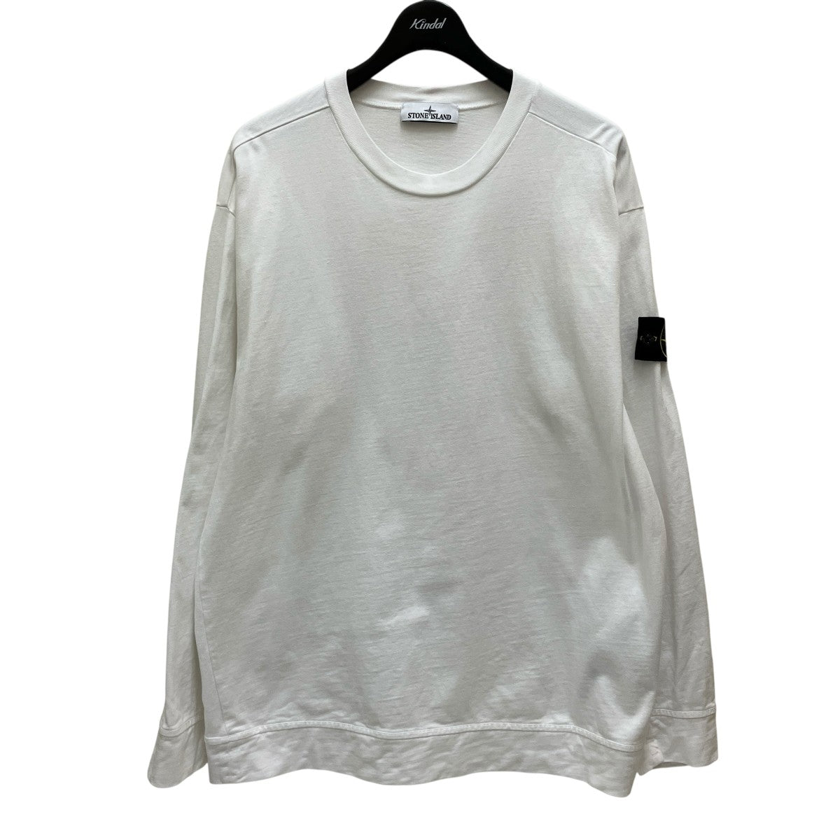 STONE  長袖Tシャツ 淡い水色 S size STONE ISLAND - 2100024 COMBED ORGANIC COTTON JERSEY_STONE